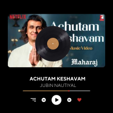Achutam Keshavam Music Video Sonu Nigam Maharaj Bhajan Netflix India Achutam Keshavam Music Video Sonu Nigam Maharaj Bhajan Netflix India